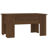 Tavolino da Salotto Rovere Marrone 79x49x41cm Legno truciolato