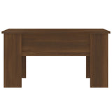 Tavolino da Salotto Rovere Marrone 79x49x41cm Legno truciolato