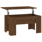 Tavolino da Salotto Rovere Marrone 79x49x41cm Legno truciolato