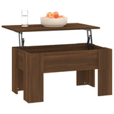 Tavolino da Salotto Rovere Marrone 79x49x41cm Legno truciolato