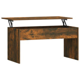 Tavolino Rovere Fumo 102x50,5x52,5 cm in Legno truciolato