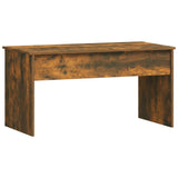 Tavolino Rovere Fumo 102x50,5x52,5 cm in Legno truciolato