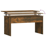Tavolino Rovere Fumo 102x50,5x52,5 cm in Legno truciolato
