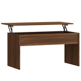 Tavolino Rovere Marrone 102x50,5x52,5 cm in Legno truciolato