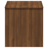 Tavolino Rovere Marrone 102x50,5x52,5 cm in Legno truciolato