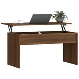 Tavolino Rovere Marrone 102x50,5x52,5 cm in Legno truciolato