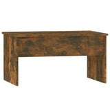 Tavolino Rovere Fumo 80x50,5x41,5 cm in Legno truciolato