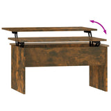 Tavolino Rovere Fumo 80x50,5x41,5 cm in Legno truciolato