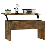Tavolino Rovere Fumo 80x50,5x41,5 cm in Legno truciolato