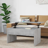 Tavolino Salotto Grigio Sonoma 80x50,5x41,5cm Legno truciolato