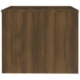 Tavolino Salotto Rovere Marrone 80x50x40 cm Legno truciolato