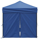 Tenda per Feste Pieghevole con Pareti Laterali Blu 2x2 m