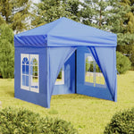 Tenda per Feste Pieghevole con Pareti Laterali Blu 2x2 m