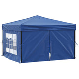 Tenda per Feste Pieghevole con Pareti Laterali Blu 3x3 m