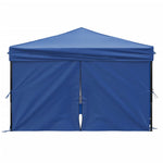 Tenda per Feste Pieghevole con Pareti Laterali Blu 3x3 m