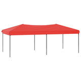 Tenda per Feste Pieghevole Rosso 3x6 m