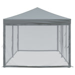 Tenda per Feste Pieghevole con Pareti Laterali Antracite 3x6 m