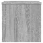 Comodino Grigio Sonoma 40x30x30 cm in Legno truciolato