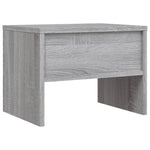 Comodino Grigio Sonoma 40x30x30 cm in Legno truciolato