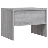 Comodino Grigio Sonoma 40x30x30 cm in Legno truciolato