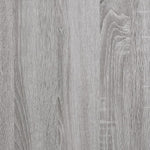 Comodino Grigio Sonoma 40x30x30 cm in Legno truciolato