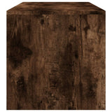 Tavolino da Salotto Rovere Fumo 100x40x40 cm Legno truciolato