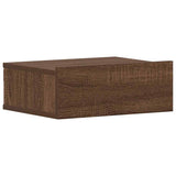 Comodino Pensile Rovere Marrone 40x30x15cm in Legno truciolato