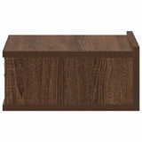 Comodino Pensile Rovere Marrone 40x30x15cm in Legno truciolato