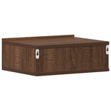 Comodino Pensile Rovere Marrone 40x30x15cm in Legno truciolato