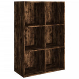 Libreria/Credenza Rovere Fumo 66x30x98 cm in Legno truciolato