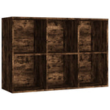 Libreria/Credenza Rovere Fumo 66x30x98 cm in Legno truciolato