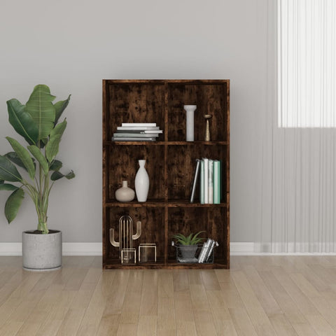 Libreria/Credenza Rovere Fumo 66x30x98 cm in Legno truciolato