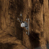 Credenza Rovere Fumo 88x30x70 cm in Legno Ingegnerizzato