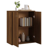 Credenza Rovere Marrone 60x30x75 cm in Legno truciolato