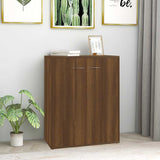 Credenza Rovere Marrone 60x30x75 cm in Legno truciolato