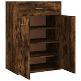 Scarpiera Rovere Fumo 60x35x84 cm in Legno truciolato