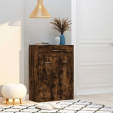 Scarpiera Rovere Fumo 60x35x84 cm in Legno truciolato