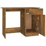 Scrivania Rovere Fumo 100x50x76 cm in Legno truciolato