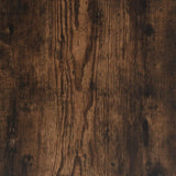 Scrivania Angolare Rovere Fumo 200x50x76cm in Legno truciolato