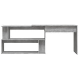 Scrivania Angolare Grigio Sonoma 200x50x76 cm Legno truciolato
