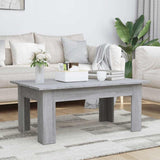 Tavolino da Salotto Grigio Sonoma 100x60x42cm Legno truciolato