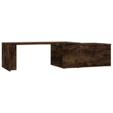 Tavolino da Salotto Rovere Fumo 150x50x35 cm Legno truciolato