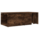 Tavolino da Salotto Rovere Fumo 150x50x35 cm Legno truciolato