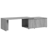 Tavolino da Salotto Grigio Sonoma 150x50x35cm Legno truciolato