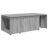 Tavolino da Salotto Grigio Sonoma 150x50x35cm Legno truciolato
