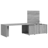 Tavolino da Salotto Grigio Sonoma 150x50x35cm Legno truciolato