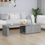 Tavolino da Salotto Grigio Sonoma 150x50x35cm Legno truciolato