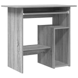 Scrivania Grigio Sonoma 80x45x74 cm in Legno truciolato