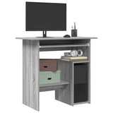 Scrivania Grigio Sonoma 80x45x74 cm in Legno truciolato