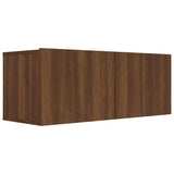 Mobile TV Rovere Marrone 80x30x30 cm Legno truciolato